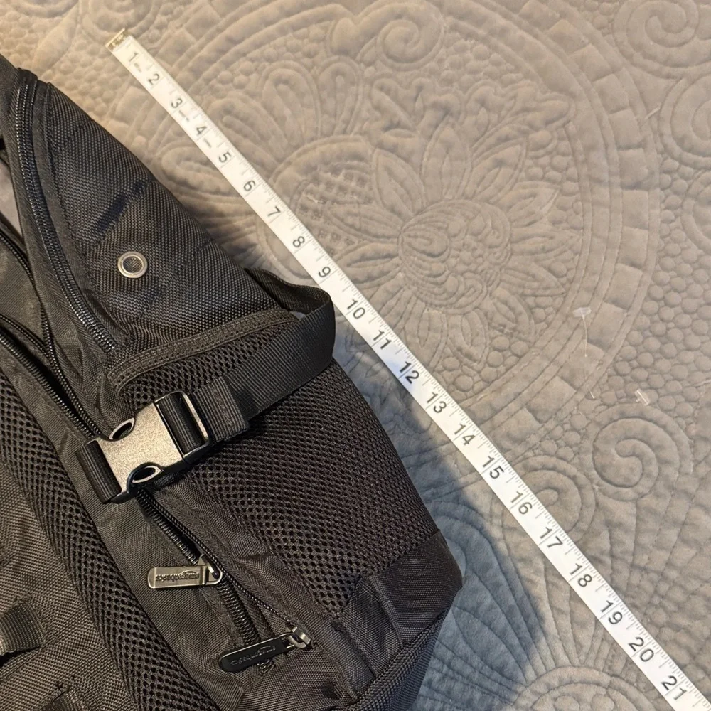 Versatile Black Backpack for Men
